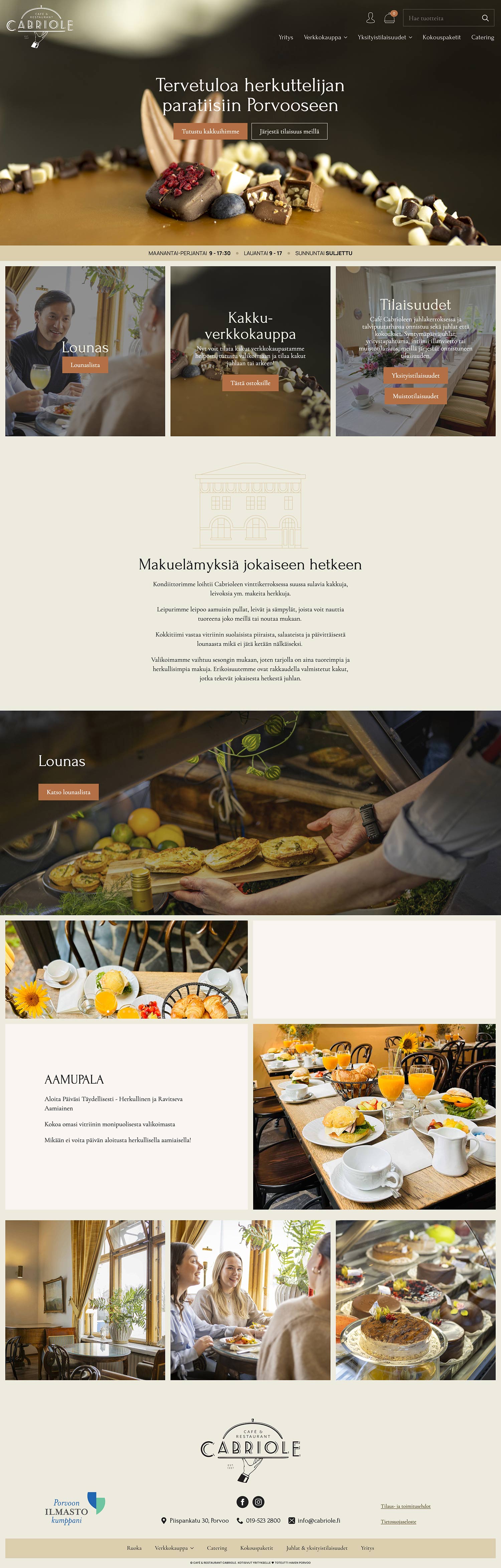 Cabriole Haven Porvoo